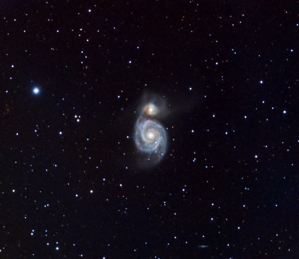M51: Whirlpool Galaxy in HaLRGB